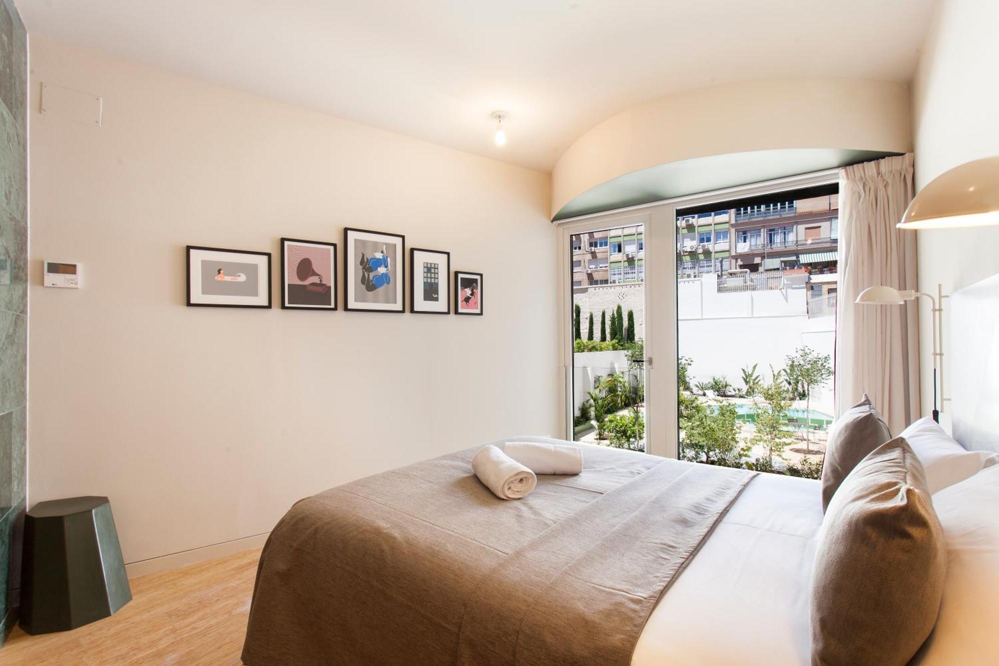 Aspasios City Oasis Apartments Barcelona Bagian luar foto